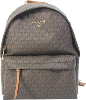Michael Kors Pre-owned Leather backpacks - Dames - Vintage Rugzakken - Bruin - ONE Size - Vintage