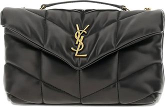 Saint Laurent toy Puffer shoulder bag - Black