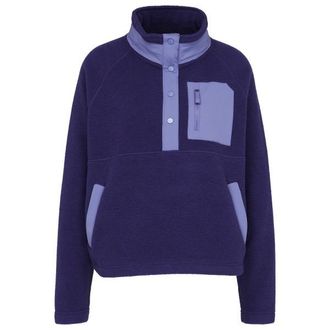 Stoic MerinoSoftFleece MMXX.Karmas Half Zip Fleecepullover f&uuml;r Damen | blau