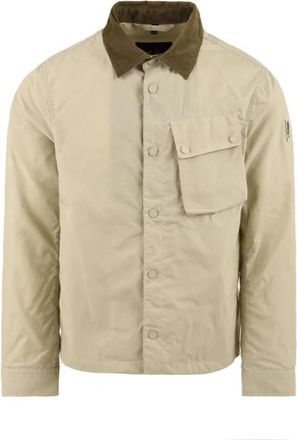 Belstaff Ground Jacket - Heren - Zomerjassen - Beige - L - Katoen - Jassen
