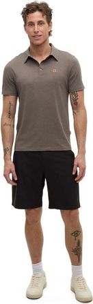 tentree Astir Polo in Timber Heather at Nordstrom, Size Xx-Large