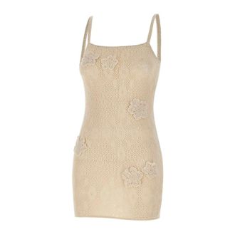 MC2 Saint Barth Short Dresses, female, Beige, Size: M Artie Dress