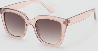 Mango Occhiali da sole montatura quadrata pesca - Donna - Taglia unica - MANGO