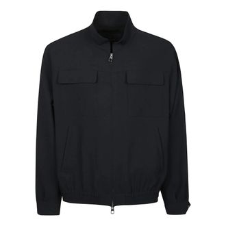 Montecore Light Jackets, male, Black, Size: 2XL Zip Patch Pocket Jacket