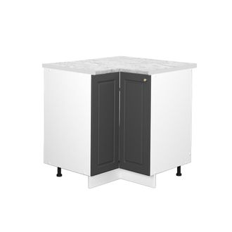 Vicco Armario De Esquina Fame-line, Antracita-oro, 80.5 Cm, Et M&aacute;rmol