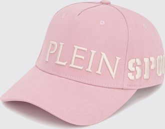 Plein Sport Cappello da baseball in cotone con visiera e logo ricamato