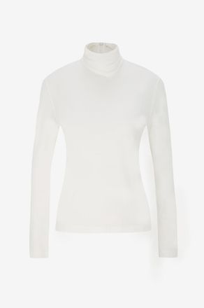 Akris Rollkragen-Top aus Modal-Jersey