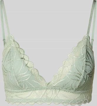 Neo Noir Neo Noir BH aus Spitze mit V-Ausschnitt Modell Skin Acai in Hellgruen, Gr&ouml;&szlig;e XL