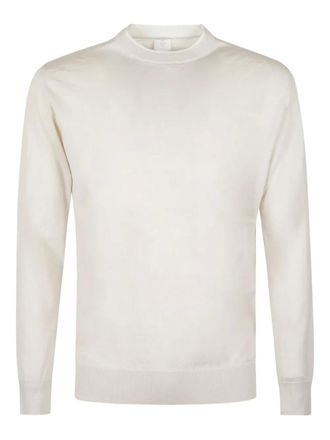 Eleventy long-sleeved sweater - White
