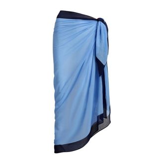 Polo Ralph Lauren Big Pony Scarf Cover-Up - female - Polo Ralph Lauren - Beachwear - Blue - ONE SIZE - Swimwear