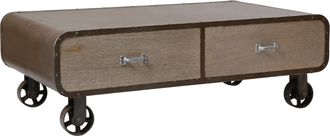 Premier Housewares Village Loft 2 Drawers Coffee Table