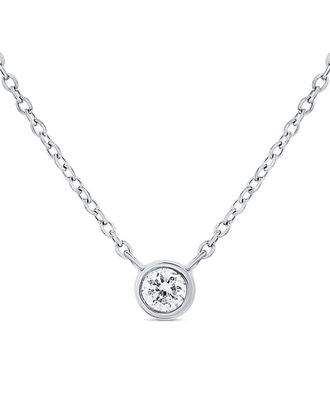 Sabrina Designs 14K 0.07 Ct. Tw. Diamond Solitaire Necklace