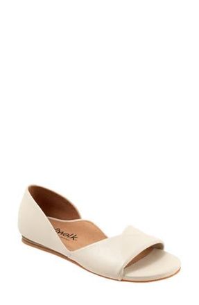 Softwalk Cypress Open Toe Flat in Ivory at Nordstrom Rack, Size 10.5