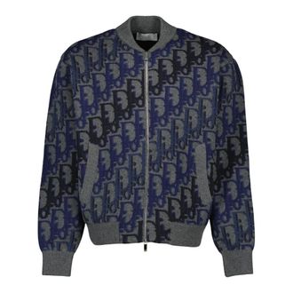 Dior Oblique Blouson Jacket - Heren - Bomber jackets - Veelkleurig - M - Katoen - Jassen