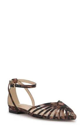Jessica Simpson Eulean Ankle Strap Sandal in Natural 02 at Nordstrom Rack, Size 7.5
