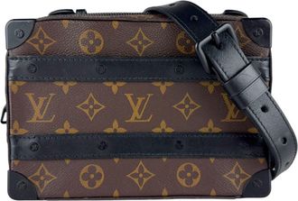 Louis Vuitton Black Brown Monogram Macassar Shoulder Bag (Pre-Owned)
