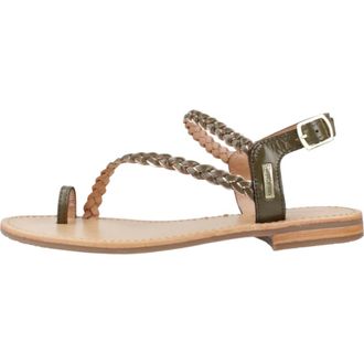 Les Tropeziennes Schoenen, Dames, Groen, 40 EU, Elegant Flat Sandalen