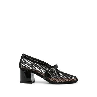 Alaia Fishnet Buckle-fastening Pumps