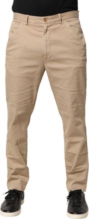Daniele Alessandrini Cotton Skinny Chino Trouser Mens Pants (Pre-Owned)