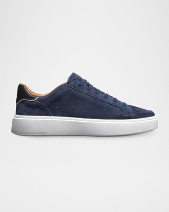 Allen Edmonds Men & apos;s Oliverstretch Suede Low-Top Sneakers