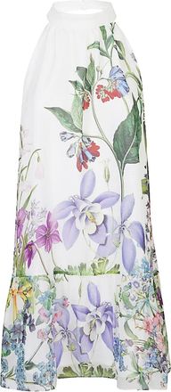 St. Piece floral-print sleeveless midi dress - women - Silk - L - White