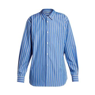 Comme Des Gar&ccedil;ons Casual Shirts, male, Blue, Size: L Forever Shirt