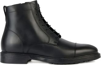 Geox Tiberio boots - men - Polyurethane/Rubber/Calf Leather/Cotton - 43 - Black