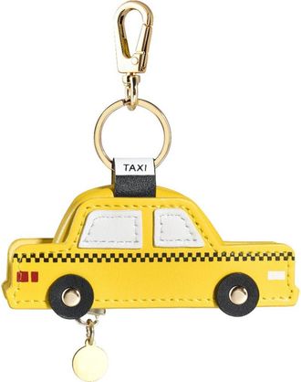 Posh Tech Taxi Bag Charm for Airtag in Yellow at Nordstrom