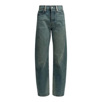 Alexander Wang Wide Leg Jeans - Dames - Jeans - Blauw - Maat: W27 Denim