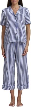 Splendid Notch Collar Pajamas in Merlinstripe at Nordstrom, Size Medium