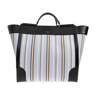 Dolce & Gabbana Heren, Tassen, Blauw, Maat: ONE Size Katoen