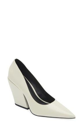 Rebecca Minkoff West Pointed Toe Pump in White at Nordstrom Rack, Size 9 M