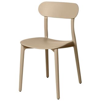 Koketto Home Silla de polipropileno beige