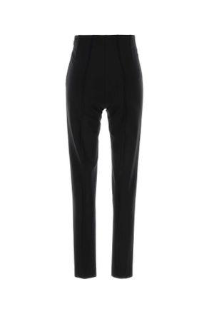 Jil Sander Womens Black Stretch Jersey Pant 001 Pantaloni Trousers