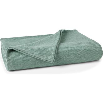 Coyuchi Sequoia Organic Cotton Throw Blanket in Fern at Nordstrom