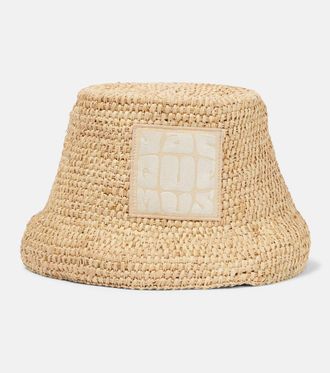Jacquemus Le Bob Ficiu raffia bucket hat