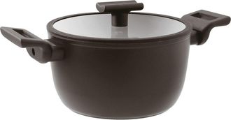 Sambonet High saucepan with 2 handles - Round - Ø 28.0 cm - h 13.8 cm - 7.600 l - Titan Pro Double Induction
