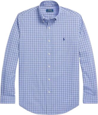 Ralph Lauren Casual Overhemd - Heren - Casual Overhemden - Blauw - L - Katoen - Overhemden