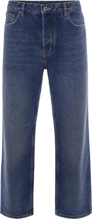 Off-white Dirty Dark Blue Half Arrow Relaxed Tapered Jeans