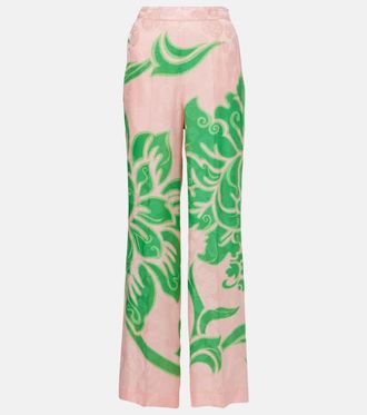 Etro Printed straight pants