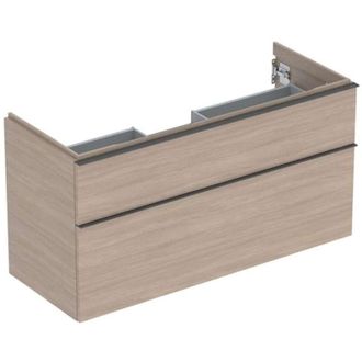Keramag Keramag - Geberit Icon Mueble Bajo Lavabo, 2 Cajones, 118,4x61,5x47,6 Cm