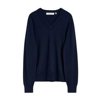 Sunflower Truien & Vesten, Heren, Blauw, XL, Wol, Moon Merino V Neck