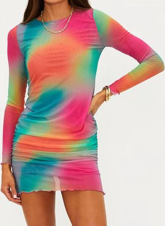 Beach Riot Roma Dress In Strawberry Sunset Ombre