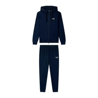 Emporio Armani Training Sets, male, Blue, Size: XL Train Core Identity Tracksuit