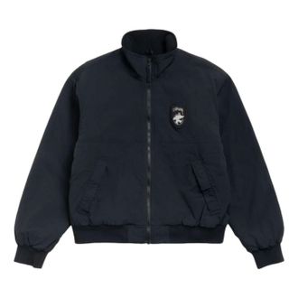 St&uuml;ssy Polar Fleece Lined Jacket Black 115906-BLAC