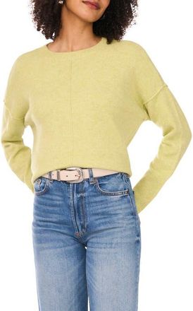 Vince Camuto Exposed Seam Crewneck Sweater in Nile at Nordstrom, Size X-Small