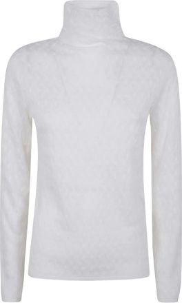 Seventy Maglione in lana a collo alto - Bianco