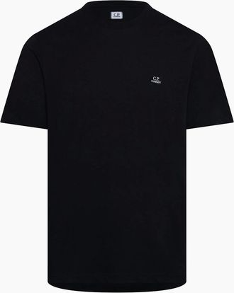 C.P. Company Mens 30/1 Jersey Logo T-Shirt - Blue - Size: 44