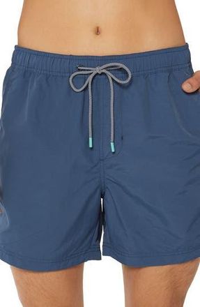 Party Pants Solid Nylon Swim Shorts in Indigo at Nordstrom Rack, Size Xx-Large