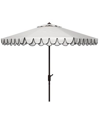 Safavieh Indoor/Outdoor Elegant Valance 9ft Umbrella